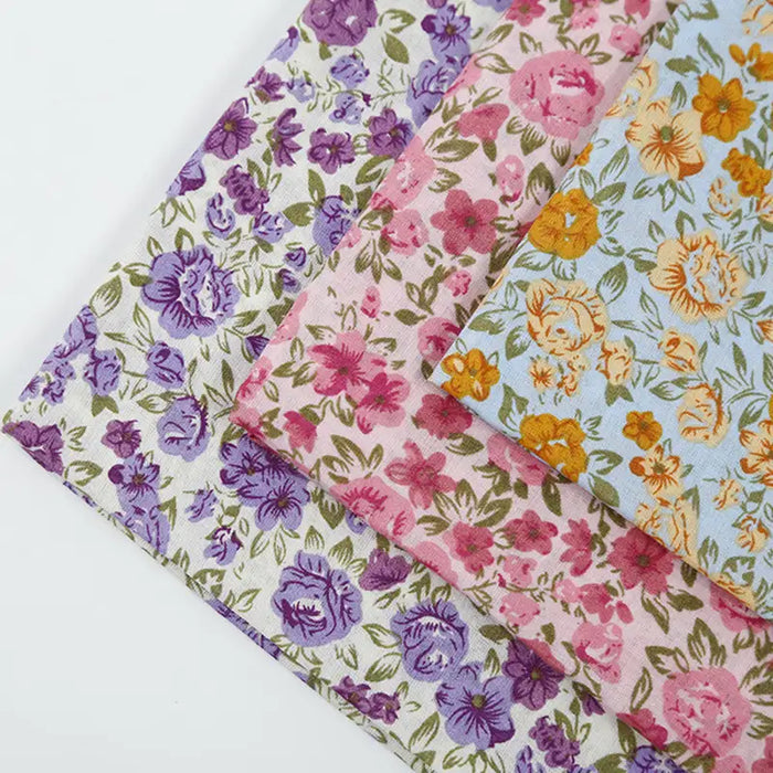 Voile de coton floral au mètre