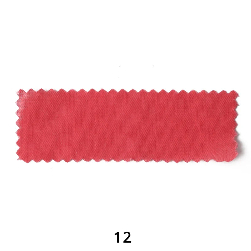 Tissu lin‑coton léger multicolore au mètre