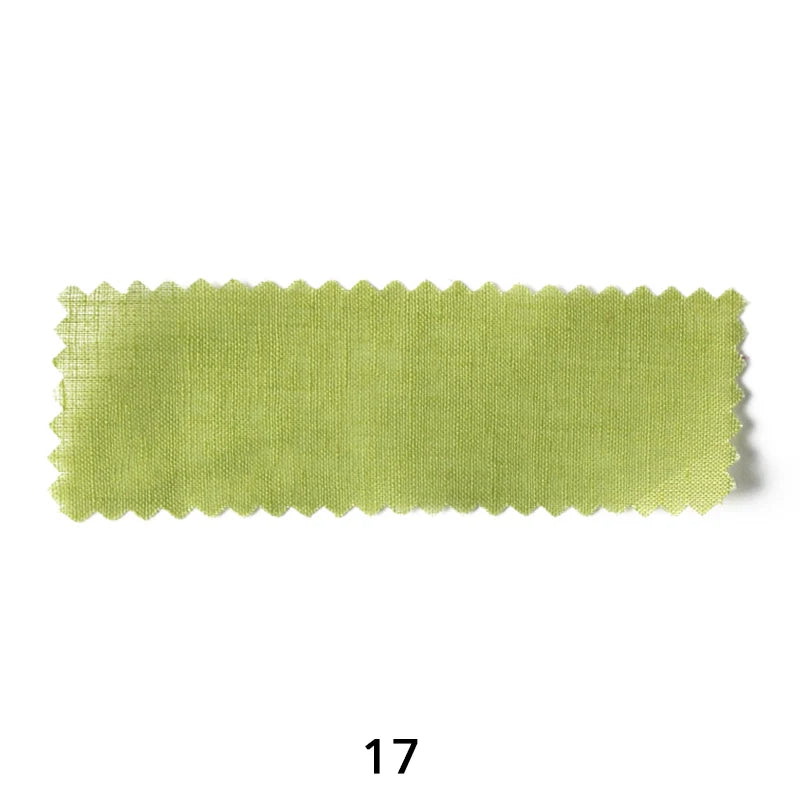 Tissu lin‑coton léger multicolore au mètre