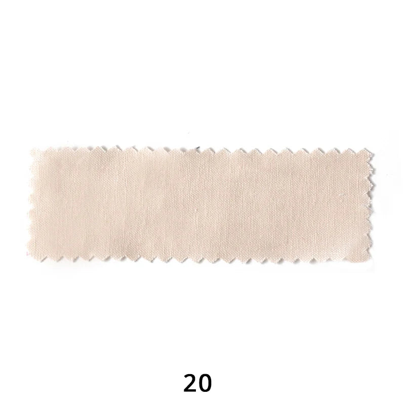 Tissu lin‑coton léger multicolore au mètre
