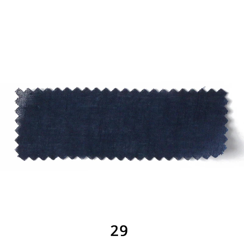 Tissu lin‑coton léger multicolore au mètre