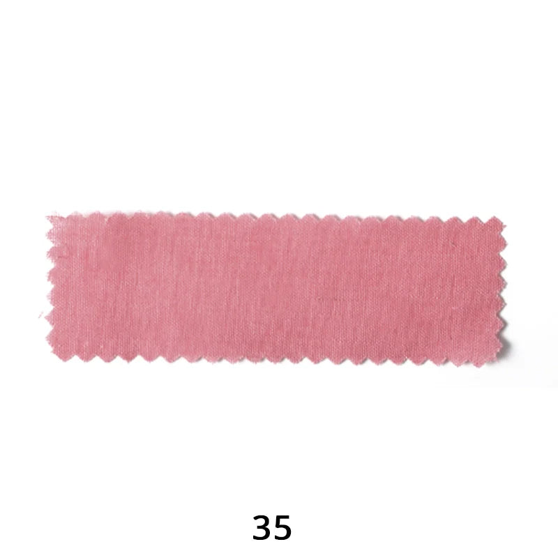 Tissu lin‑coton léger multicolore au mètre