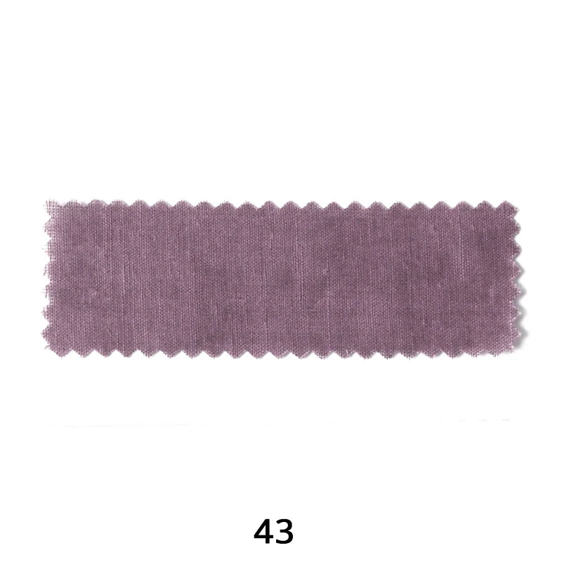 Tissu lin‑coton léger multicolore au mètre