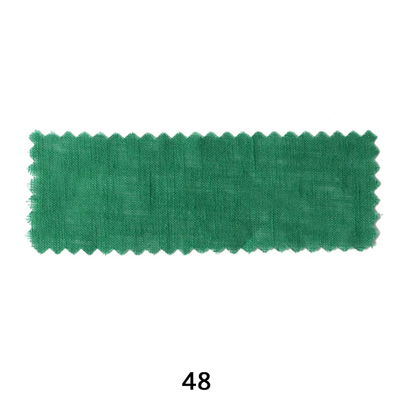 Tissu lin‑coton léger multicolore au mètre