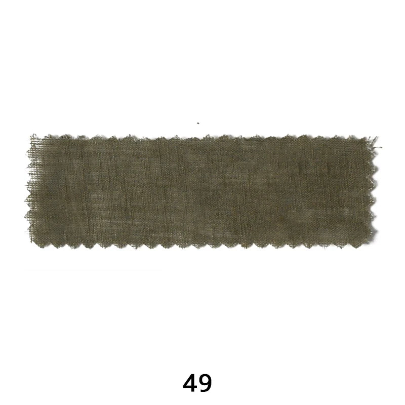 Tissu lin‑coton léger multicolore au mètre