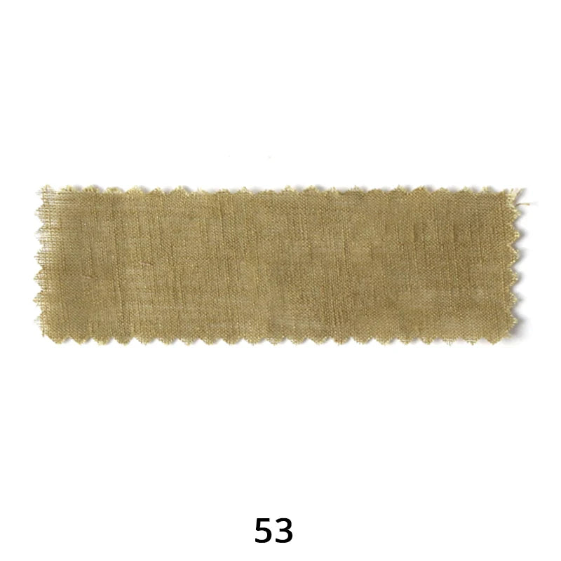 Tissu lin‑coton léger multicolore au mètre