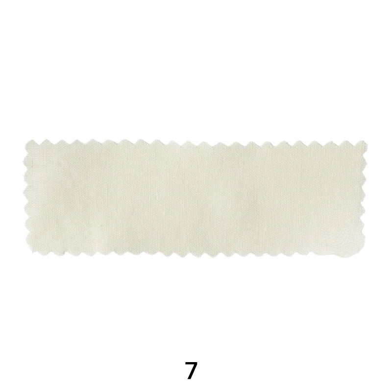 Tissu lin‑coton léger multicolore au mètre