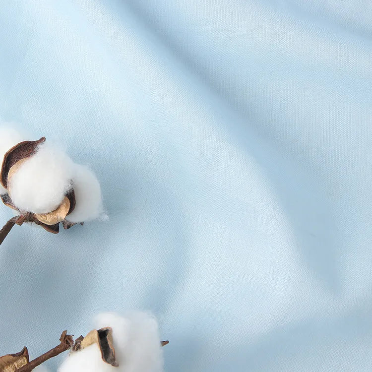 Tissu lin‑coton léger multicolore au mètre