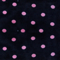 Tissu minky câlin imprimé à motif pois au mètre