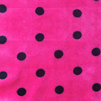 Tissu minky câlin imprimé à motif pois au mètre