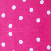 Tissu minky câlin imprimé à motif pois au mètre