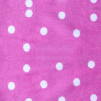 Tissu minky câlin imprimé à motif pois au mètre