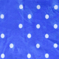 Tissu minky câlin imprimé à motif pois au mètre