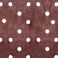 Tissu minky câlin imprimé à motif pois au mètre