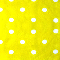 Tissu minky câlin imprimé à motif pois au mètre