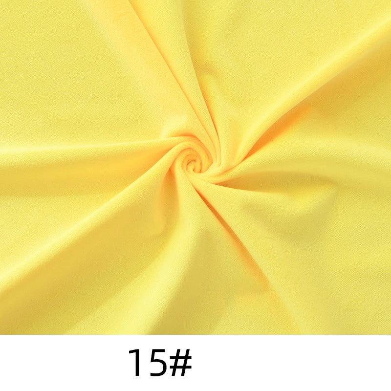 Tissu minky uni au mètre