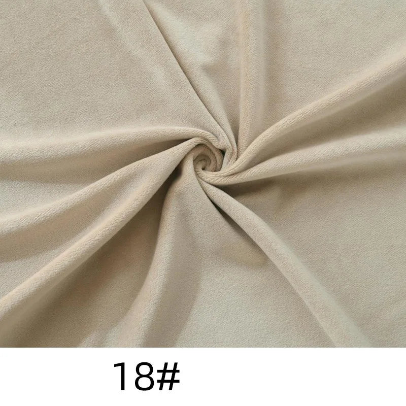 Tissu minky uni au mètre