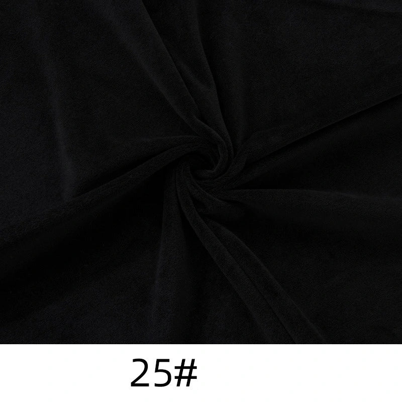 Tissu minky uni au mètre