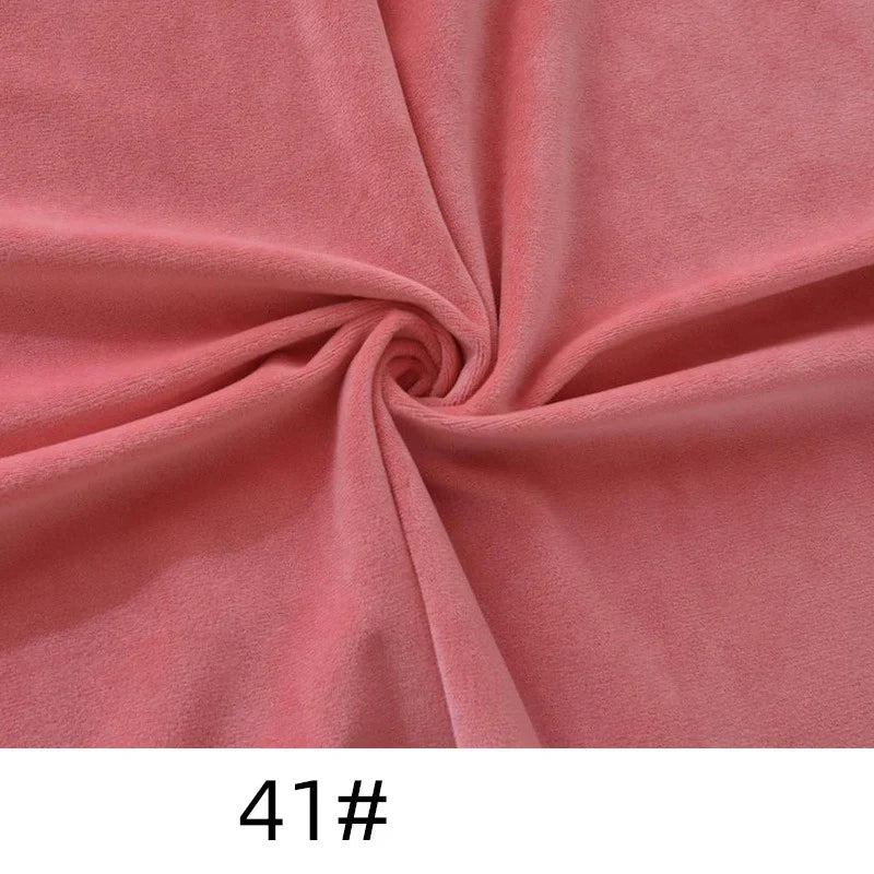 Tissu minky uni au mètre