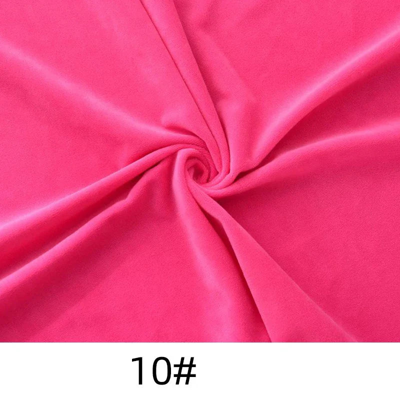 Tissu minky uni au mètre