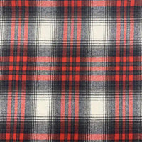Le tissu en flanelle à carreaux pour l'automne de Longon Craft France, doux et confortable en polyester-coton, est idéal au mètre pour robes, chemises ou vêtements d'hiver.