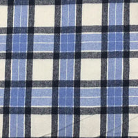 Découvrez le tissu en flanelle à carreaux pour l'automne signé Longon Craft France : un mélange polyester-coton doux et confortable, idéal pour robes, chemises et couture, vendu au mètre.