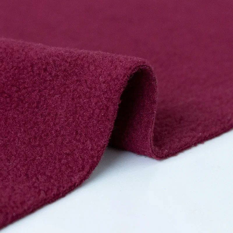 Tissu polaire uni au mètr