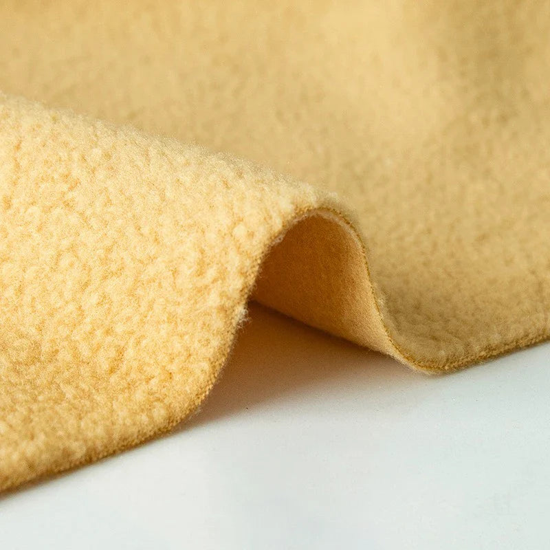 Tissu polaire uni au mètr