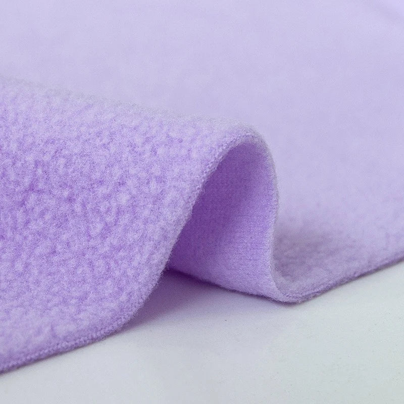 Tissu polaire uni au mètr