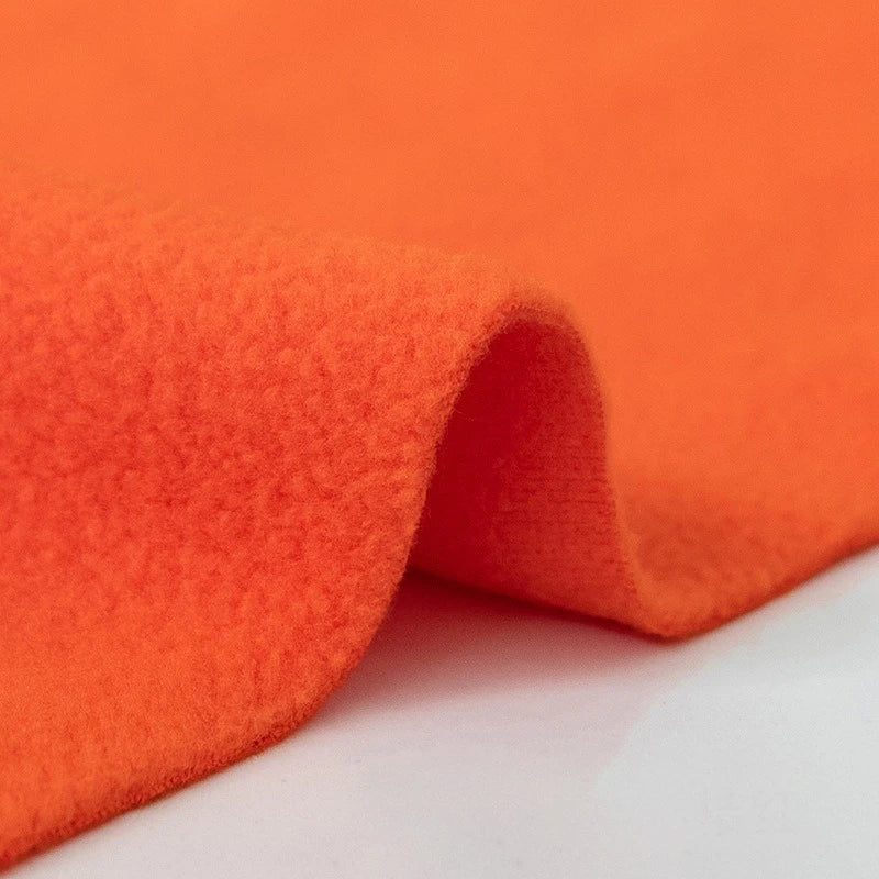 Tissu polaire uni au mètr