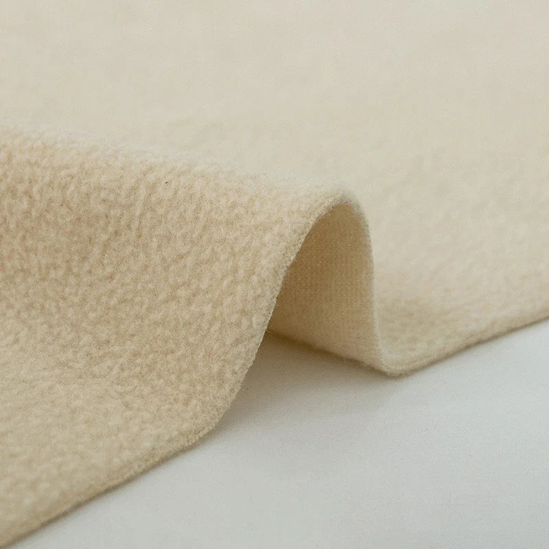 Tissu polaire uni au mètr