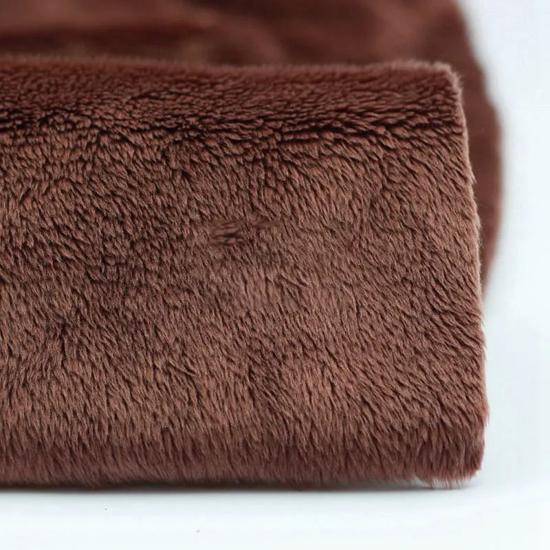 Tissu minky peluche au mètre