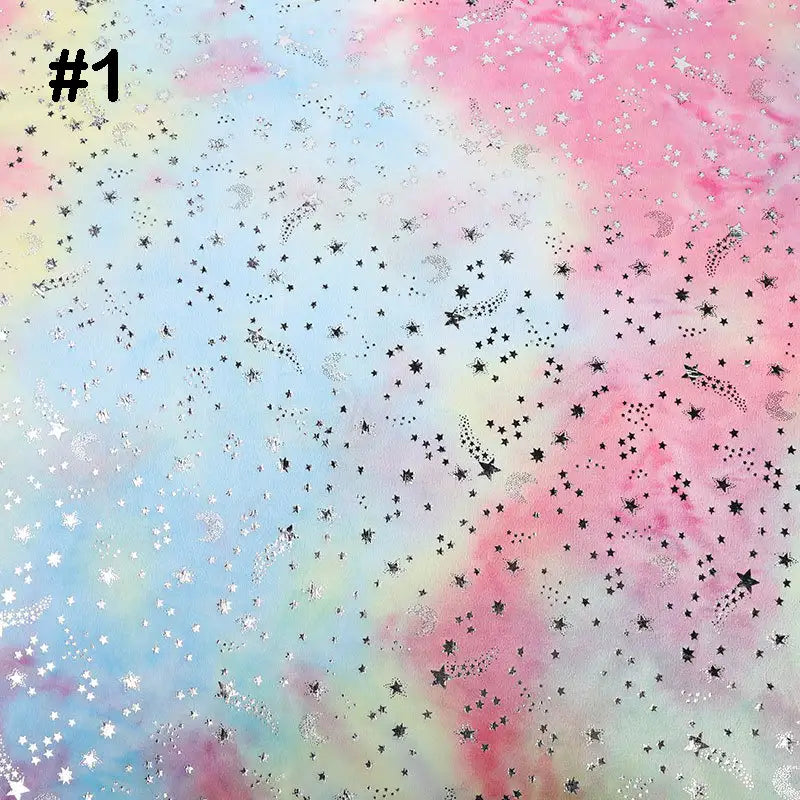 Tissu minky arc‑en‑ciel au mètre