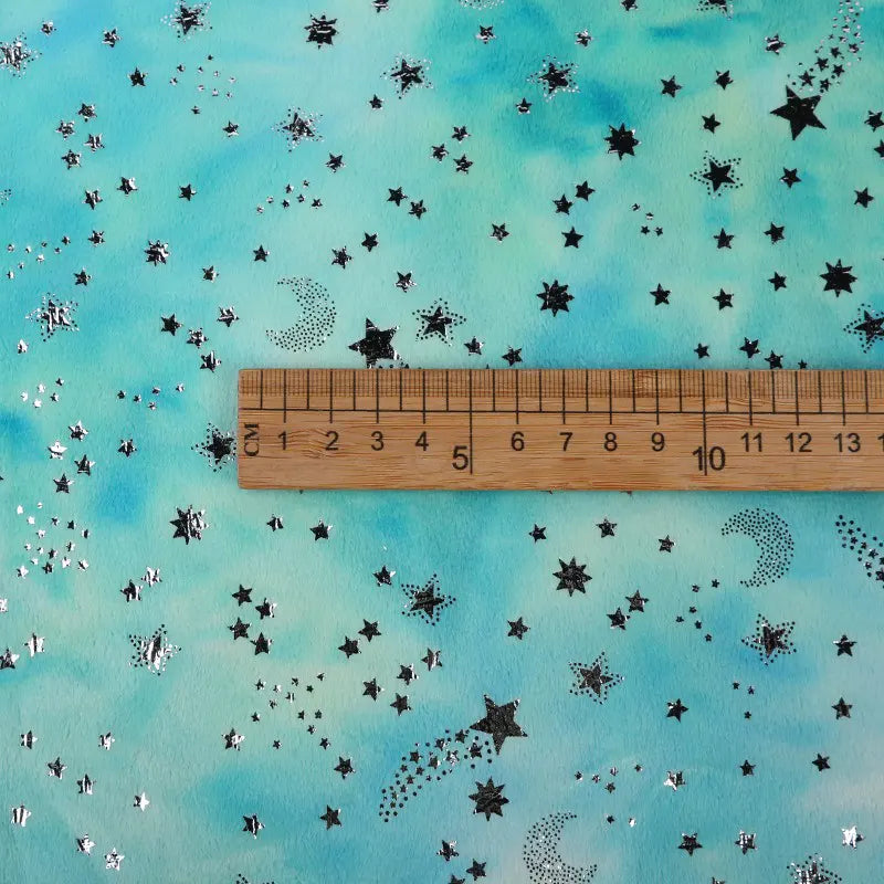 Tissu minky arc‑en‑ciel au mètre