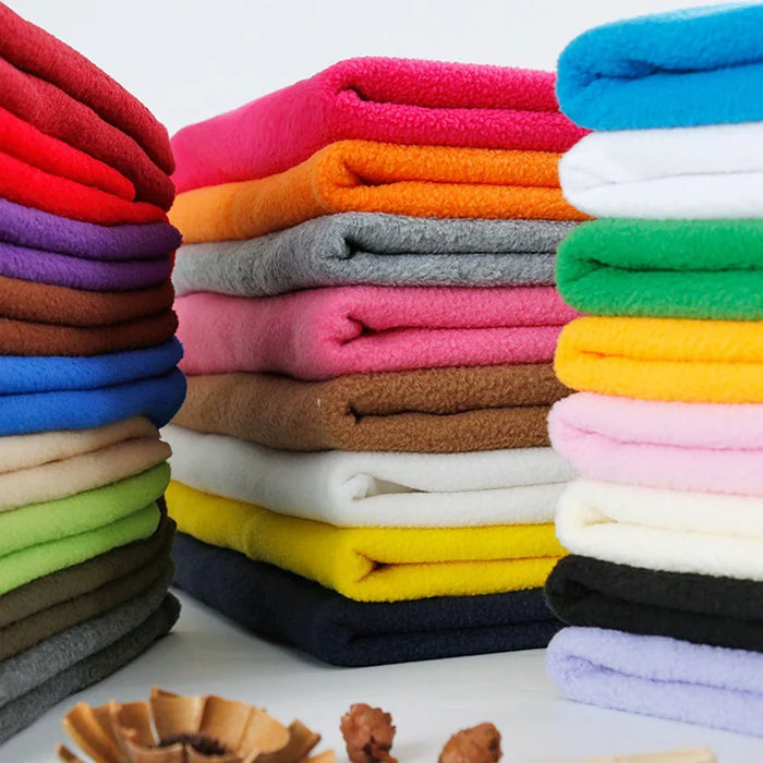 Tissu en polaire épais uni au mètre