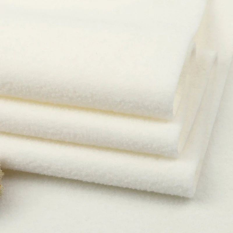 Tissu en polaire épais uni au mètre