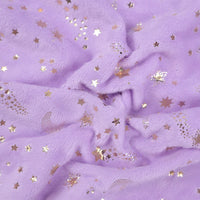 Tissu minky à l’étoile au mètre