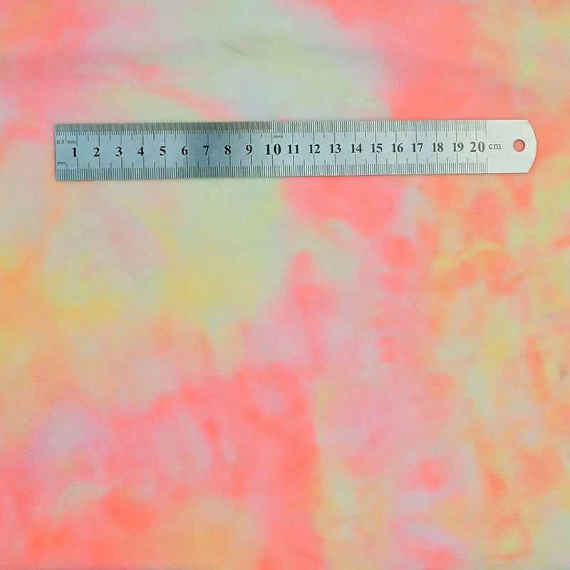 Minky extensible arc‑en‑ciel au mètre