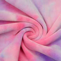Minky extensible arc‑en‑ciel au mètre