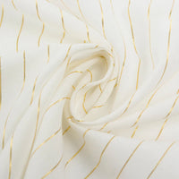 Voile de coton rayé au mètre