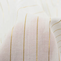 Voile de coton rayé au mètre