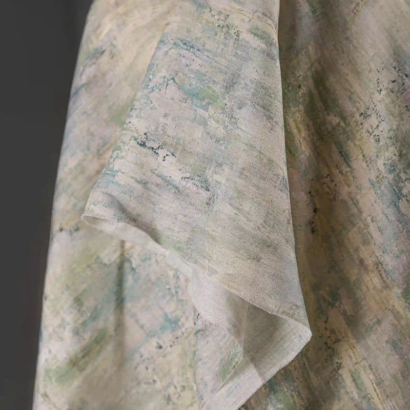 Tissu ramie tie-dye au mètre